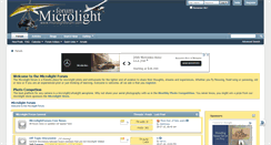 Desktop Screenshot of microlightforum.com