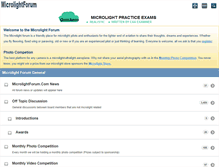 Tablet Screenshot of microlightforum.com